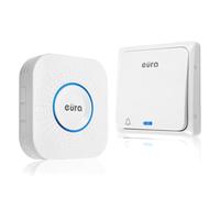 Eura WDP-82H2 - Timbre inalámbrico sin batería para exteriores (alcance de 100 m, 58 tonos, 4 niveles de volumen)