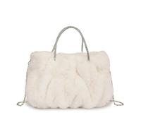 EURDFHY Bolso De Peluche Plush Bag Women Cloud Shaped Velvet Handbag Exquisite Soft Sparking Chain Crossbody Design Tote Bags(White)