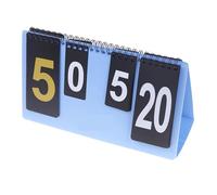 EURDFHY Marcador Padel Marcador de Tenis Mesa plástico rígido, Impermeable, portátil, con indicador puntuación y abatible