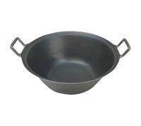 EURDFHY sarten wok Sartén grande, gruesa y de fondo plano for cocinar sopa, sin revestimiento, antiadherente, for estofado(36cm Have Cover)