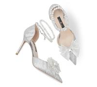 EURDFHY Zapatos de novia para mujeres Zapatos De boda for Mujer, tacón alto con lentejuelas gama alta a la moda(Silver 7CM,36)