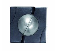 Hanayama- Marble Cast Metal Brain Teaser by Puzzles of Japan, Color metálico (4916195)