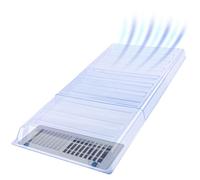 Eureka Air Extensor magnético de ventilación para debajo de los muebles, material de alta calidad, se adapta a registros de piso de 10 y 12 pulgadas de ancho, se extiende hasta 33 pulgadas de largo