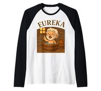 ¡Eureka! Arquímedes Momento Baño Genial Camiseta Manga Raglan
