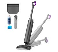 Eureka Aspirador Vertical en Seco y Húmedo, Aspiradora Escoba sin Cable Plano 180°, Autopropulsado, Autolimpieza, Tanque Grande, Anti-Enredos Pelos Mascotas, Compacta, Ligra, FloorShine 460