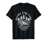 Eureka City Lago Kansas Camiseta gráfica económica