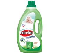 Eureka Detergente líquido para ropa de bebé 100% natural con jabón de aceite de oliva y extracto de manzanilla orgánico 1,8 litros