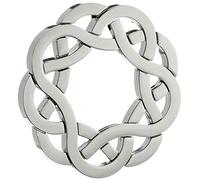 Eureka-515055 Huzzle Cast Coaster Puzzle, Color metálico, único (515055)