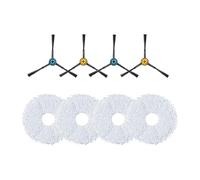 Eureka J12 Ultra Juego de accesorios para robot aspirador Incluye 4 cepillos laterales y 4 mopas, kit de recambio esencial