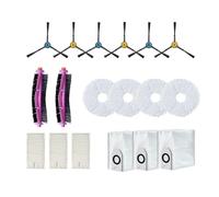 Eureka J12 Ultra Robot Aspirador Kit de recambio - 6 cepillos laterales, 2 cepillos de rodillos, 3 filtros HEPA, 4 mopas, 3 bolsas de polvo, juego completo de accesorios