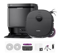 EUREKA J15 MAX Ultra Robot Aspirador y Fregasuelos 22,000Pa con Base Autovaciado, Mopa, Cepillo Lateral Extensible, Limpieza con Agua a 80℃, IntelliView 2,0, Anti-Enredos Aspiradora Inteligente
