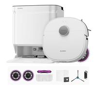 Eureka J15 Ultra Gen2 - Robot Aspirador con estación, 21000 Pa Ultra succión, Lavado a 75 °C Agua Caliente, ScrubExtend 135 ° para Esquinas, FlexiRazor Anti-Cabello 99%, IA 150+ Objetos, Tarjeta 3D