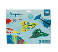 EUREKA KIDS Kit de origami de aviones - 20 hojas | Desarrolla la creatividad y habilidades de resolución de problemas | Artes y manualidades | Ideal para viajes o viajes | Incluye instrucciones
