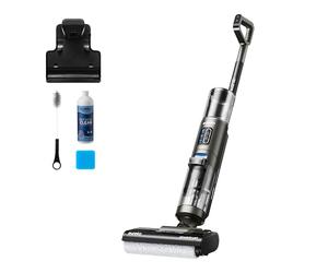 Eureka RapidWash NEW430 Aspirador en Seco y Húmedo,Fregona Electrica sin Cable, Aspiradora Fregadora Multisuperficie, Pelo de mascota Limpieza de Bordes,Doble Depósito Agua,Navegación por voz