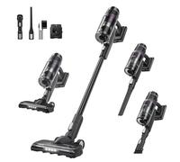 Eureka ReactiClean 520 Escoba Aspiradora sin Cable 200W 20,3k Pa, Aspirador Escoba Ligero, Portatil y Versátil con 4 Funciones en 1, Autonomía 50 min, Iluminación para Suelo Duro, Alfombra