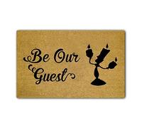 Eureya Be Our Guest - Felpudo para puerta interior y exterior, 45 x 75 cm