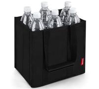 Eurhomewit Bolsa Botella 6 Compartimentos, Bolsa de Transporte con Mango para Botellas, Botella de Vino 6 Botellas para Fiestas, Viajes, Picnics - Negro