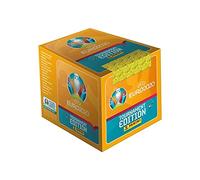 Euro 2020-UEFA Euro 2020 Sticker Collection (x50 Packs) European Soccer International Fútbol Cajita Sobres, Estampado de Letras, Color Calabaza (Panini España 1)