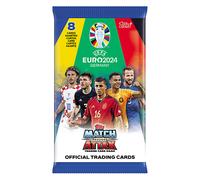 EURO 2024 Match Attax Paquete Individual - 8 Tarjetas Coleccionables Topps