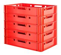 Euro Apilamiento de Plástico Caja Industrial Euro Caja Almacenamiento Eurobox E1 Kingpower, Número:5