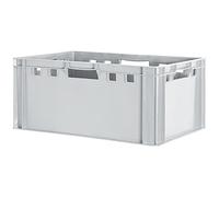Euro Apilamiento de Plástico Caja Industrial Euro Caja Almacenamiento Eurobox E3 Gris Kingpower, PL1-FleischK-E3-GRAU:1