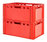 Euro Apilamiento de Plástico Caja Industrial Euro Caja Almacenamiento Eurobox E3 Kingpower, Número:2