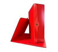 Euro-Cart Portadocumentos con botón bibrillante, lomo de 10 cm, paquete de 5 carpetas rígidas de cartón Presspan de 1,1 mm, archivador de fuelle con solapas y remaches Made in Italy