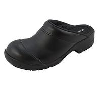 Euro-Dan - Calzado de protección de Cuero para Hombre Negro Negro, Color Negro, Talla 44