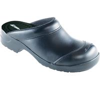 Euro-Dan Flex Zuecos de seguridad abiertos con entresuela resistente a las perforaciones, color negro, Negro , 41 EU