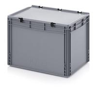 Euro de cajas Euro Box 60 x 40 x 43,5 cm tapa con bisagras, incluye ZOLLSTOCK "