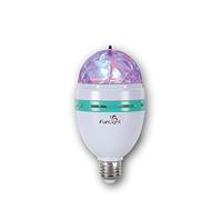 EURO MARKETING MANUFACTURING Luz Rotante Multicolor, Blanco, Única