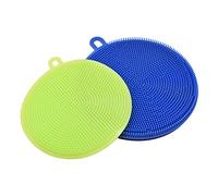 EURO MARKETING MANUFACTURING Superesponja de Silicona Colores Variados Accesorios Set 2 Unidades