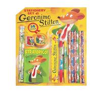 EURO PUBLISHING Geronimo Stilton Set de Papelería - Producto Oficial - (set de 14 piezas)