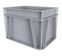 Euro-recipiente apilable, capacidad 3 l, L x A x H 200 x 150 x 145 mm, PP, gris