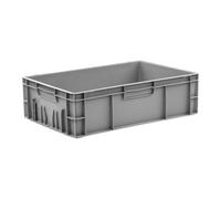 Euro-recipiente apilable, capacidad 32 l, L x A x H 600 x 400 x 175 mm, PP, gris