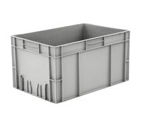 Euro-recipiente apilable, capacidad 59 l, L x A x H 600 x 400 x 320 mm, PP, gris