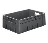 Euro-recipiente para cargas pesadas, polipropileno capacidad 38 l, L x A x H 600 x 400 x 210 mm, paredes cerradas