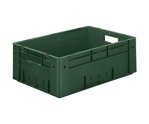 Euro-recipiente para cargas pesadas, polipropileno capacidad 38 l, L x A x H 600 x 400 x 210 mm, paredes cerradas