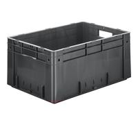 Euro-recipiente para cargas pesadas, polipropileno capacidad 50 l, L x A x H 600 x 400 x 270 mm, paredes cerradas