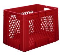 Euro-recipiente para cargas pesadas, polipropileno capacidad 80 l, L x A x H 600 x 400 x 420 mm, paredes perforadas