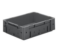 Euro-recipiente para cargas pesadas, polipropileno capacidad 9,2 l, L x A x H 400 x 300 x 120 mm, paredes cerradas