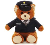 Euro Souvenirs Oso de peluche policía bombero médico | Oso de peluche suave en diferentes motivos