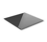 Euro Tische Placa de cristal para estufa y tablero de mesa en 70 x 70 cm, placa de protección con cristal templado de seguridad de 6 mm, placa protectora contra chispas, base de cristal para chimenea