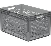 Eurobox grau 60x40x32cm 62l durchbrochen