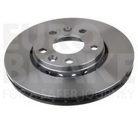 EUROBRAKE 2X Disco De Freno Ø280Mm Ventilado Para Renault Zoe Scénic III 1.5 Dci