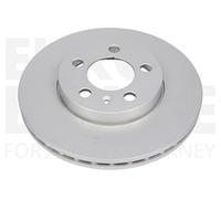 EUROBRAKE 2x Disco de Freno Delantero Ventilado para VW Polo Seat Ibiza V Kamiq
