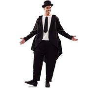 EUROCARNAVALES Disfraz de Gordo con Traje para Hombre