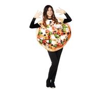 EuroCarnavales - Disfraz de pizza para adultos, multicolor, talla única (ML)