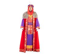 EUROCARNAVALES Disfraz de rey mago deluxe rojo - adulto