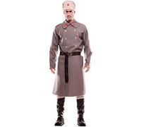 EUROCARNAVALES Disfraz de Ruso Gris para Hombre